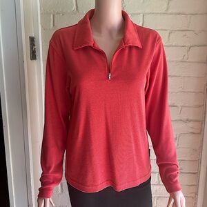 The North Face size medium orange comfortable athletic sweater jacket